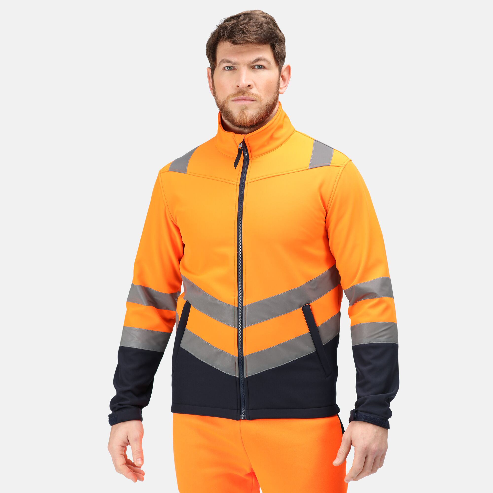 HI-VIS PRO TWO TONE SOFTSHELL JACKET - Regatta Professional