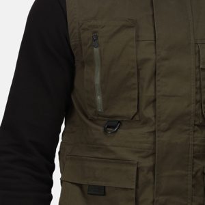 Outdoor Stow-and-Go Utility Gilet for Men in Black
